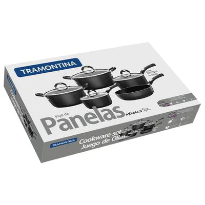 Jogo de Panelas Antiaderente 12 Panelas Monaco - TRAMONTINA (QUEIMA DE ESTOQUE)